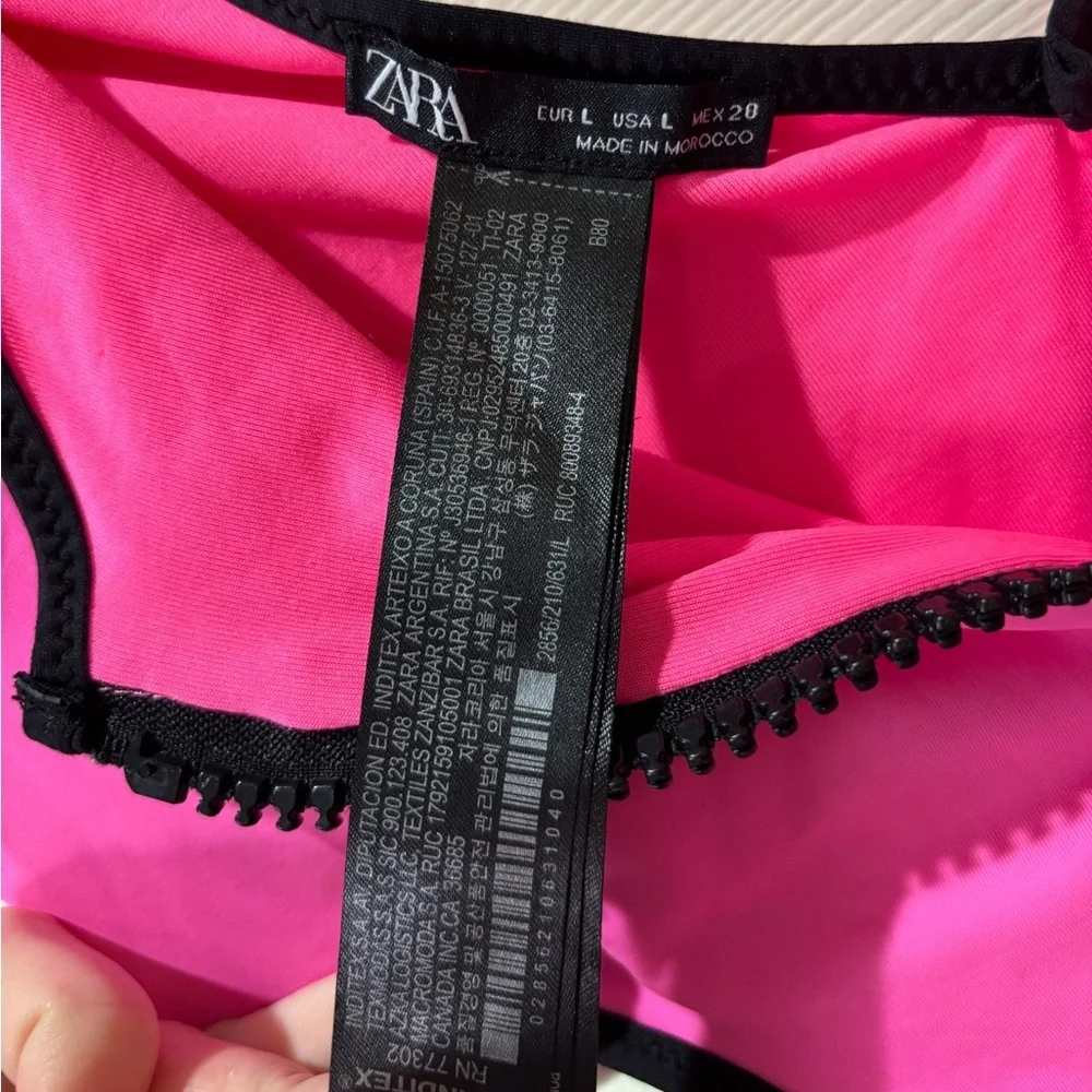 Retro Zara Pink Cutout Swimsuit